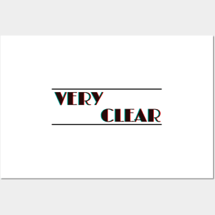 Blurry Very Clear Shirt | Check you audiance eyes! Posters and Art